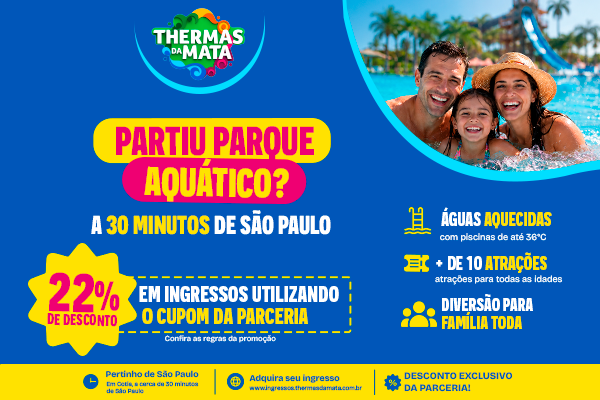 22% OFF nos ingressos para o parque