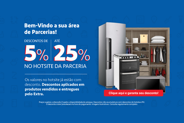 EXTRA - Até 25% OFF